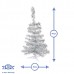 2ft Artificial Fir Christmas Tree - By Harbour Housewares