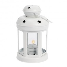 16cm Metal Hanging Tealight Lantern - By Nicola Spring