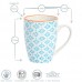 360ml Hand Printed China Coffee Mug - By Nicola Spring