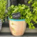 14cm Hand Printed China Plant Pot - By Nicola Spring