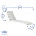 Master Sun Lounger Cushion - By Harbour Housewares