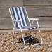 Folding Metal Beach Chair - By Harbour Housewares