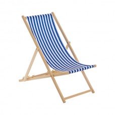 Folding Wooden Deck Chair - By Harbour Housewares