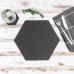 Hexagon Slate Coasters - Pack of Six - By Argon Tableware