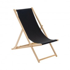 Folding Wooden Deck Chair - By Harbour Housewares