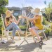 Folding Wooden Deck Chair - By Harbour Housewares