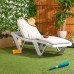 Master Sun Lounger Cushion - By Harbour Housewares