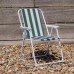 Folding Metal Beach Chair - By Harbour Housewares