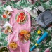 130cm x 168cm Tropical Fleece Picnic Blanket - By Nicola Spring