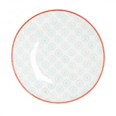 18cm Hand Printed China Side Plate - By Nicola Spring