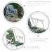 Folding Metal Beach Chair - By Harbour Housewares