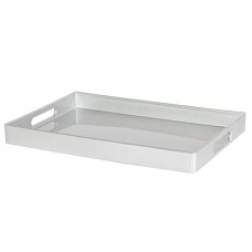 34.5cm x 25cm Rectangle Metallic Serving Tray - By Argon Tableware