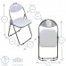 Padded Steel Folding Chair - By Harbour Housewares