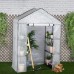 Walk-In Plastic Greenhouse with Shelves - By Harbour Housewares