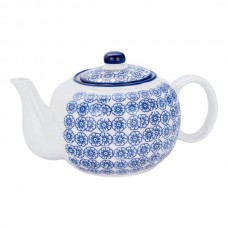 820ml Hand Printed China Teapot - By Nicola Spring