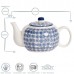 820ml Hand Printed China Teapot - By Nicola Spring