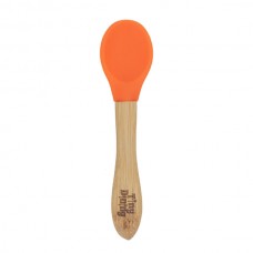 Soft Tip Bamboo Spoon - Silicone Tip - By Tiny Dining