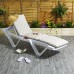 Master Sun Lounger Cushion - By Harbour Housewares