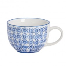 250ml Hand Printed China Cappuccino Cup - By Nicola Spring