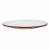 20cm White Enamel Side Plates - Pack of Six - By Argon Tableware