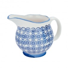 300ml Hand Printed China Milk Jug - By Nicola Spring