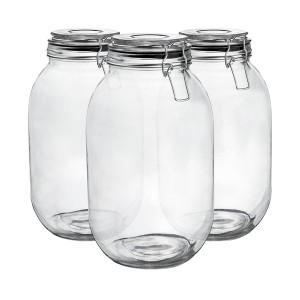 3L Glass Storage Jars - Pack of Three - By Argon Tableware