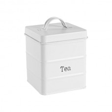 Vintage Metal Tea Canister - By Harbour Housewares