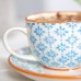 250ml Hand Printed China Cappuccino Cup - By Nicola Spring