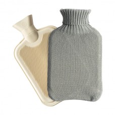 2L Knitted Hot Water Bottle &amp; Cover Set - By Nicola Spring