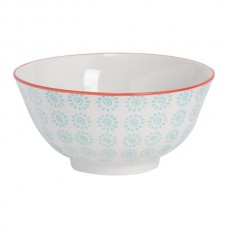 16cm Hand Printed China Cereal Bowl - By Nicola Spring