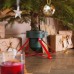 39cm Green and Red Classic Christmas Tree Stand - By Harbour Housewares