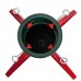 39cm Green and Red Classic Christmas Tree Stand - By Harbour Housewares