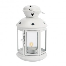 20cm Metal Hanging Tealight Lantern - By Nicola Spring