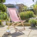 Folding Wooden Deck Chair - By Harbour Housewares