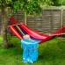 200 x 80cm Deluxe Cotton Garden Hammock - By Harbour Housewares