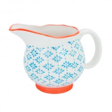 300ml Hand Printed China Milk Jug - By Nicola Spring