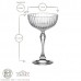 230ml America &#39;20s Champagne Cocktail Saucers - Pack of Six - By Bormioli Rocco