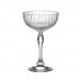 230ml America &#39;20s Champagne Cocktail Saucers - Pack of Six - By Bormioli Rocco