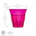 250ml Multicoloured Plastic Tumblers - Pack of 12 - By Rink Drink