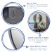 80cm Round Metal Frame Wall Mirror - By Harbour Housewares