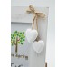 4&quot; x 6&quot; White Standing Photo Frame with Hearts - By Nicola Spring