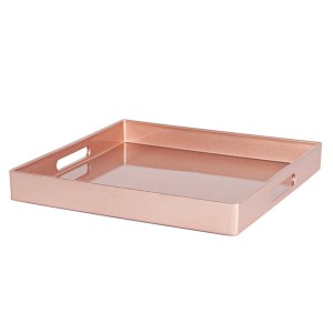 33cm Square Metallic Serving Tray - By Argon Tableware