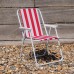 Folding Metal Beach Chair - By Harbour Housewares