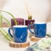 350ml Coloured Coffee Mugs - Pack of Six - By Argon Tableware