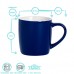 350ml Coloured Coffee Mugs - Pack of Six - By Argon Tableware