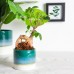 10.5cm Reactive Glaze Stoneware Plant Pot - By Nicola Spring