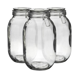 3L Glass Storage Jars - Pack of Three - By Argon Tableware