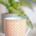 360ml Hand Printed China Coffee Mugs - Pack of Six - By Nicola Spring