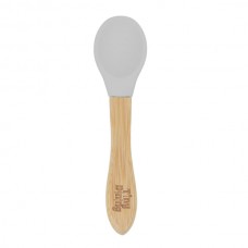 Soft Tip Bamboo Spoon - Silicone Tip - By Tiny Dining