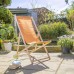 Folding Wooden Deck Chair - By Harbour Housewares